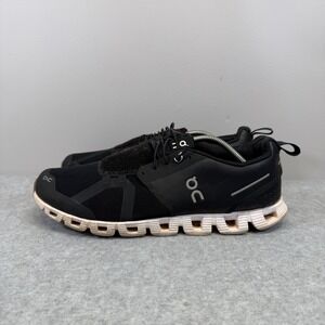On Cloud Running Shoes Womens Size 11 Black White Low Top Athletic Sneakers